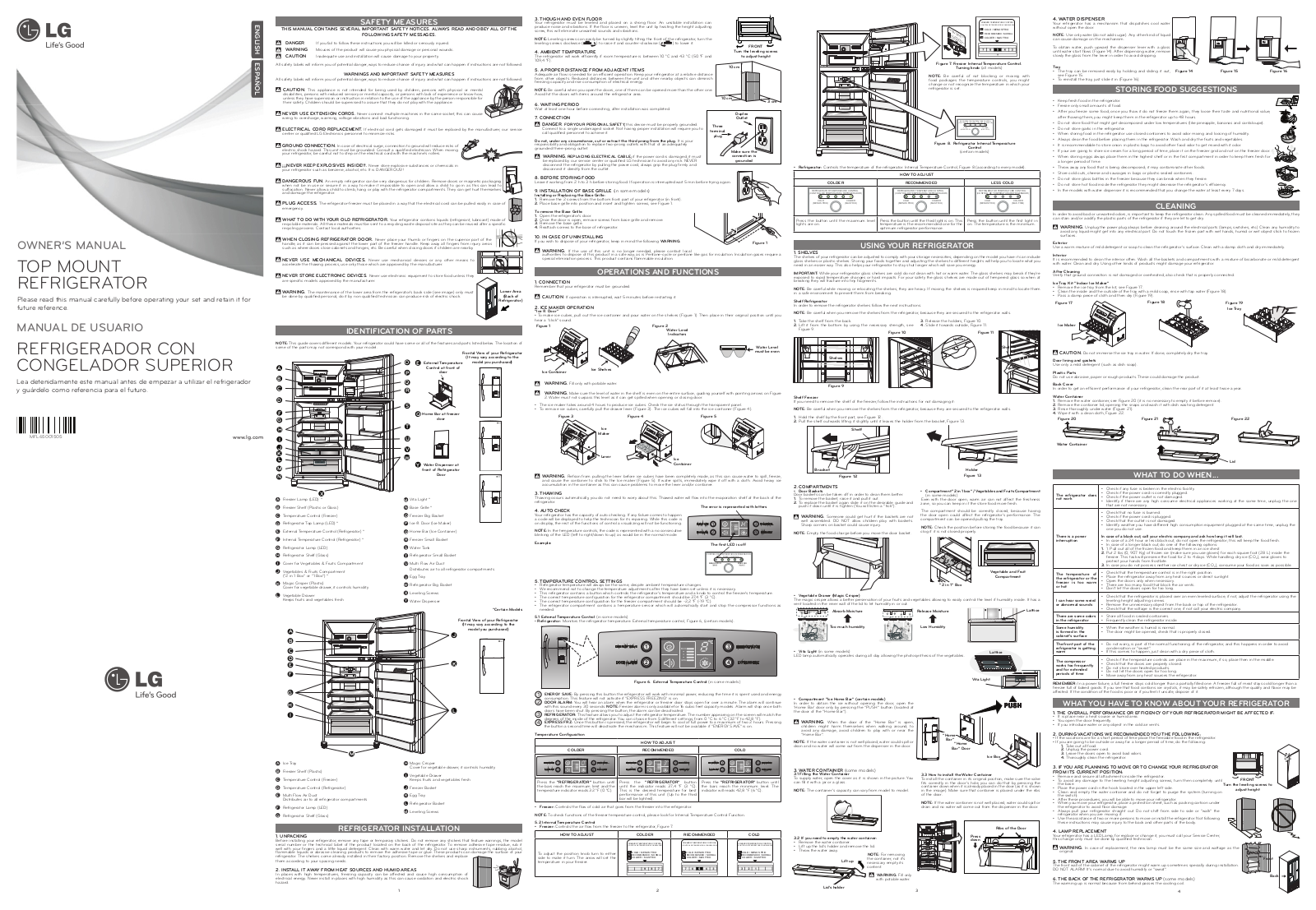 LG MB452ULH-G Owner's Manual