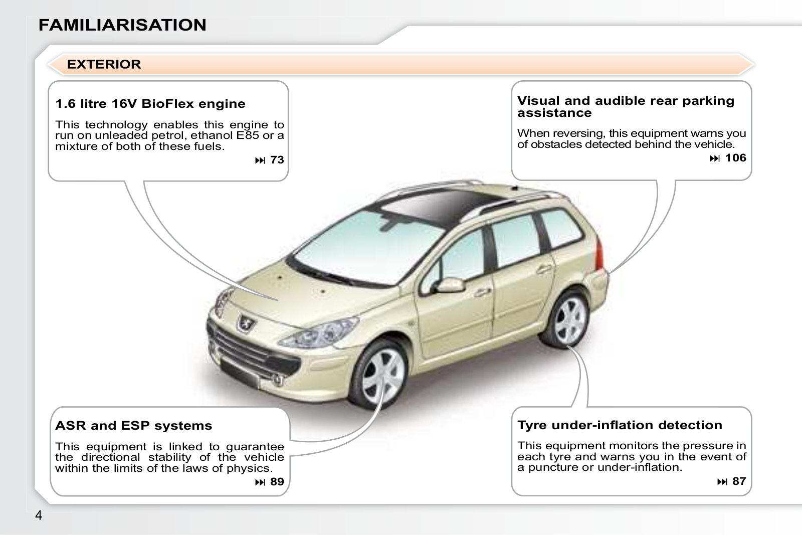 Peugeot 307 SW Dag                    2007 Owner's Manual