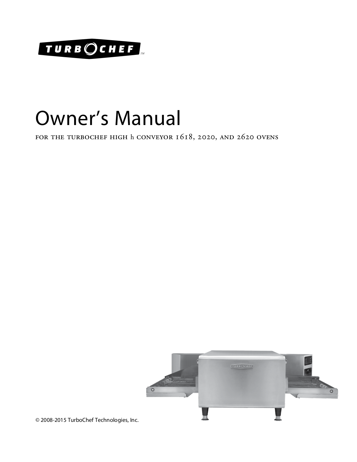 TurboChef HHC 1618 Installation  Manual