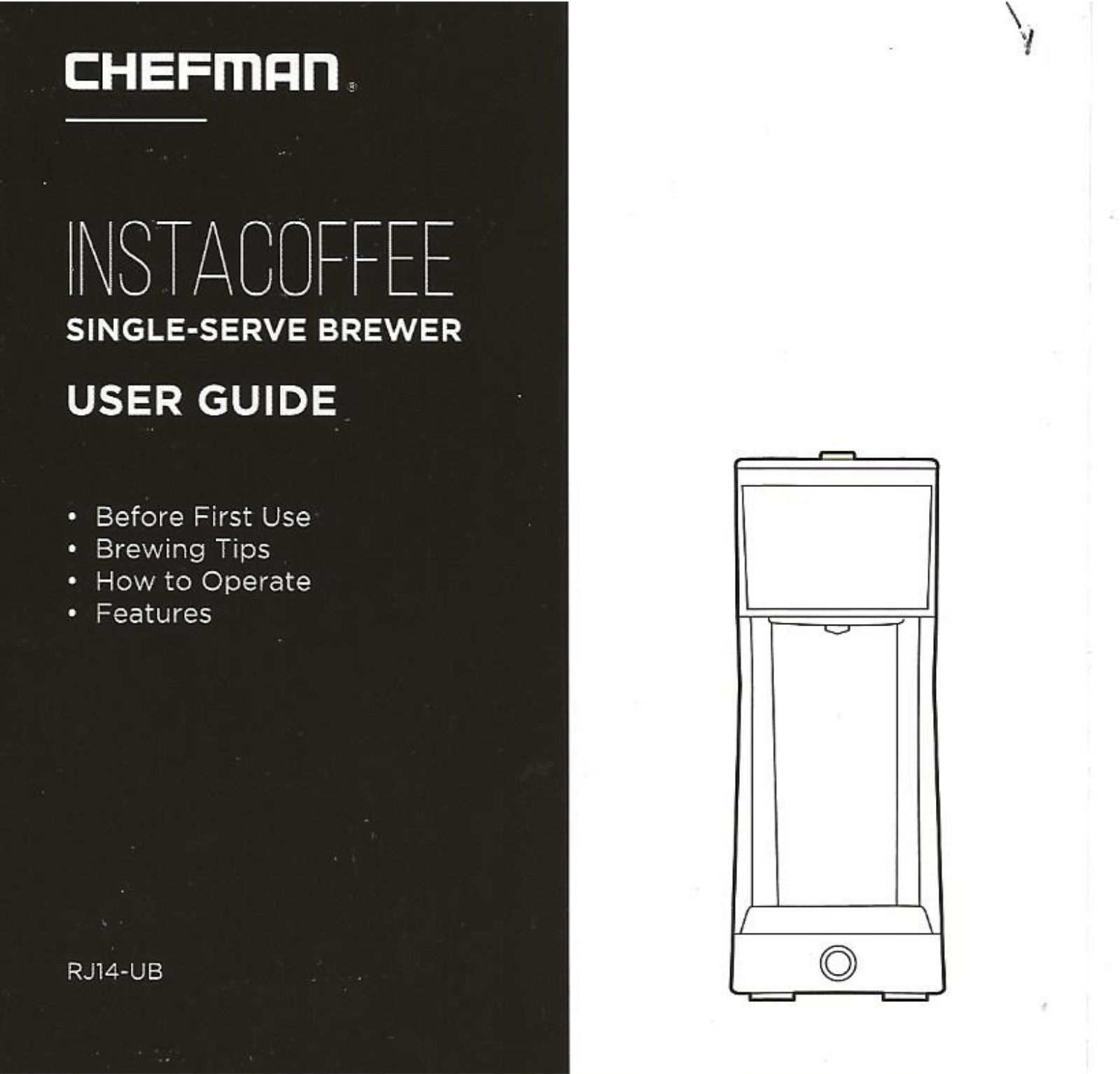 Chefman RJ14-UB User Manual