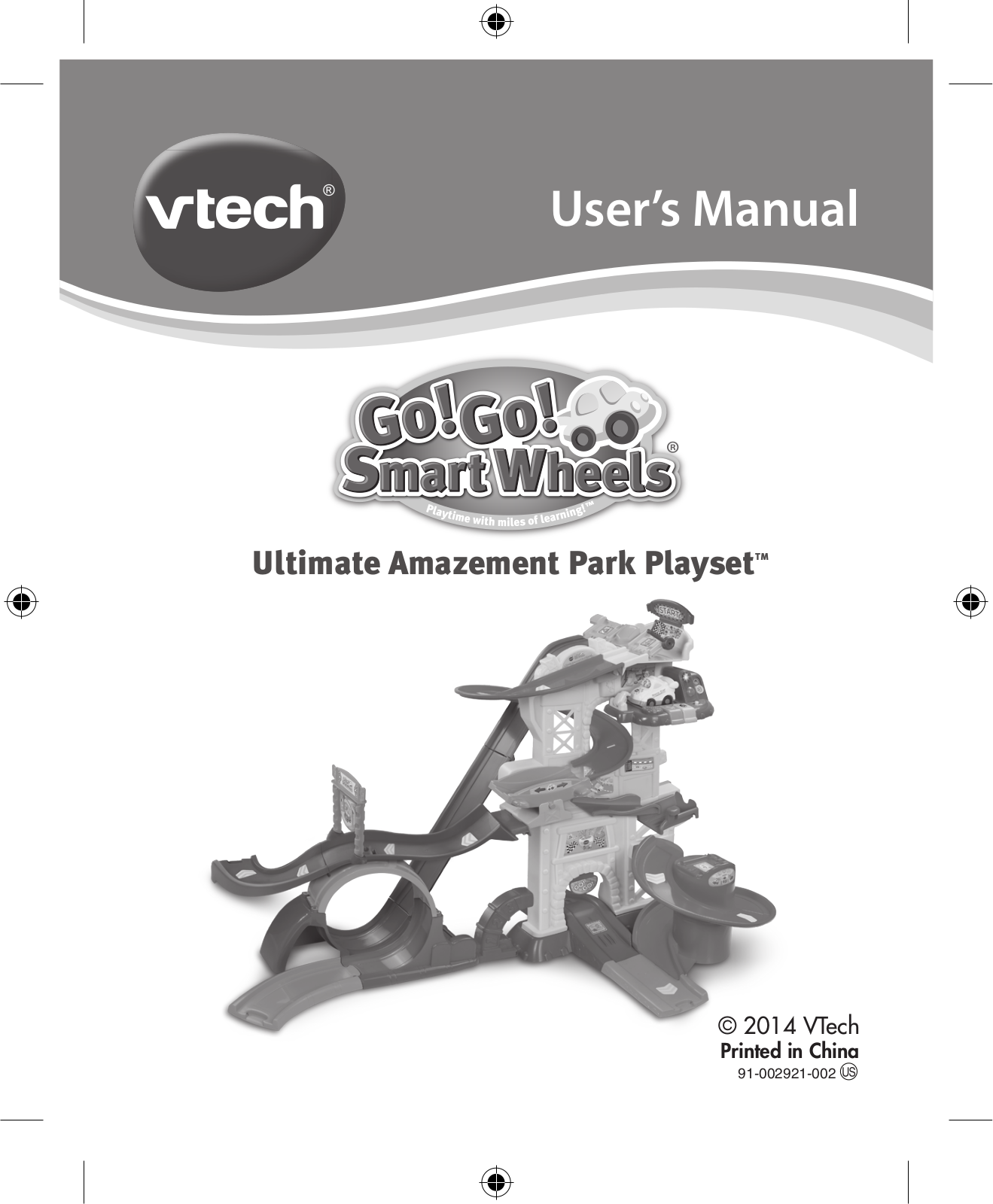 VTech Ultimate Amazement Park Playset Owner's Manual