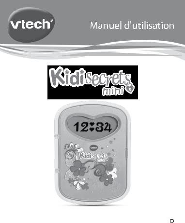 VTECH KidiSecrets Mini Manuel d'utilisation