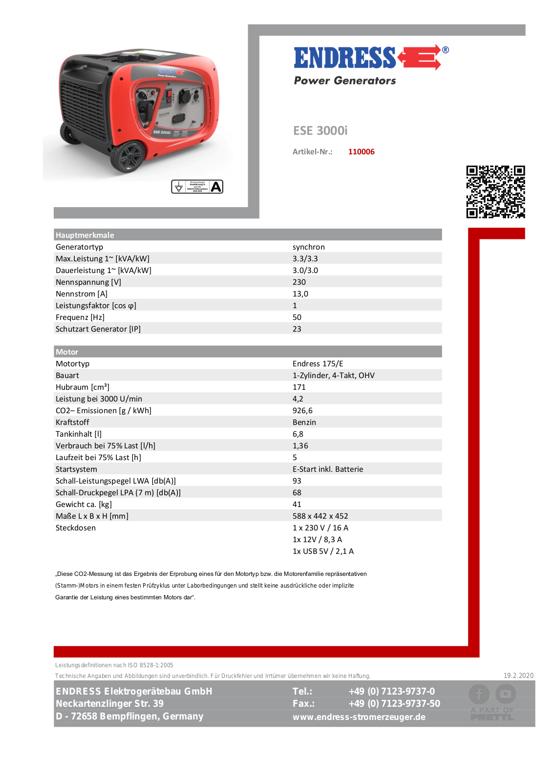 Endress ESE 3000i Service Manual