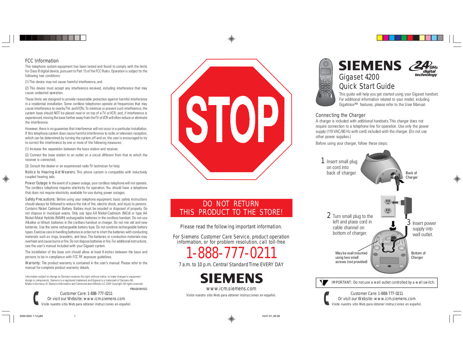 Siemens Gigaset 4200 User Manual