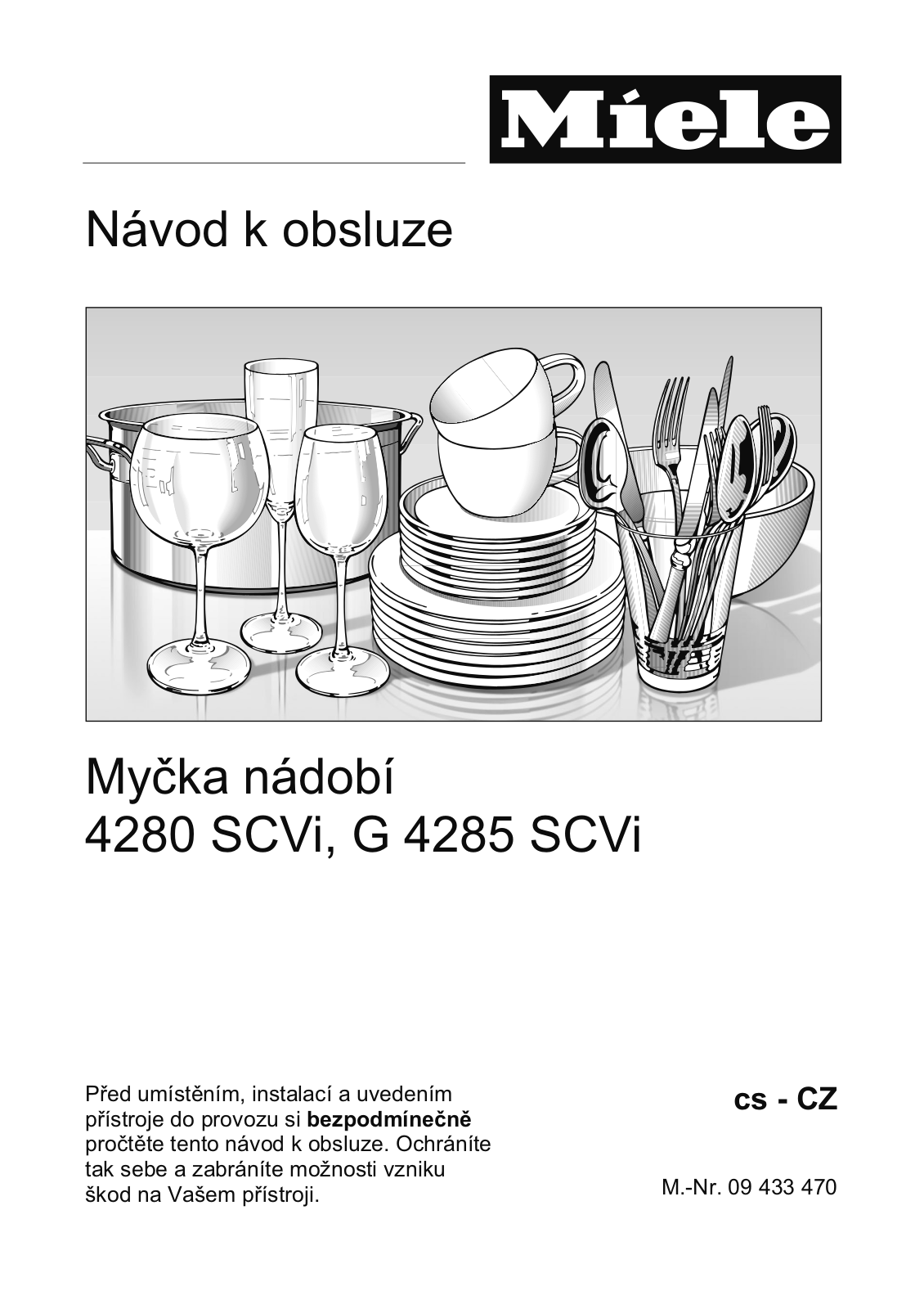 Miele G 4280 SCVi, G 4285 SCVi User manual