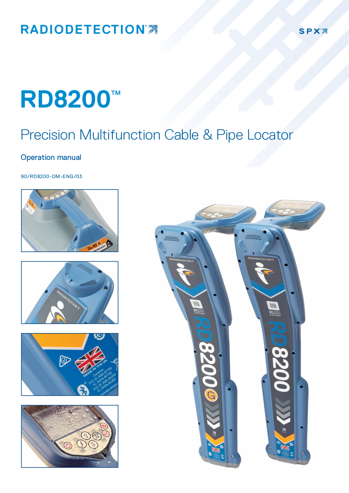 Radiodetection RD8200 Operation manual