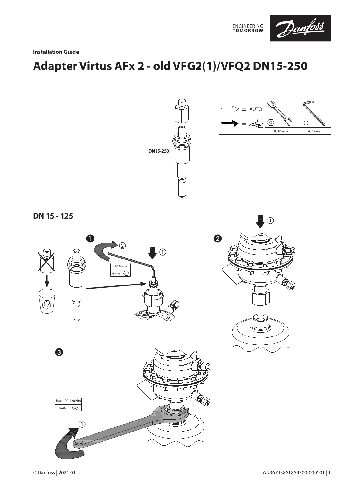 Danfoss AFx 2 Installation guide