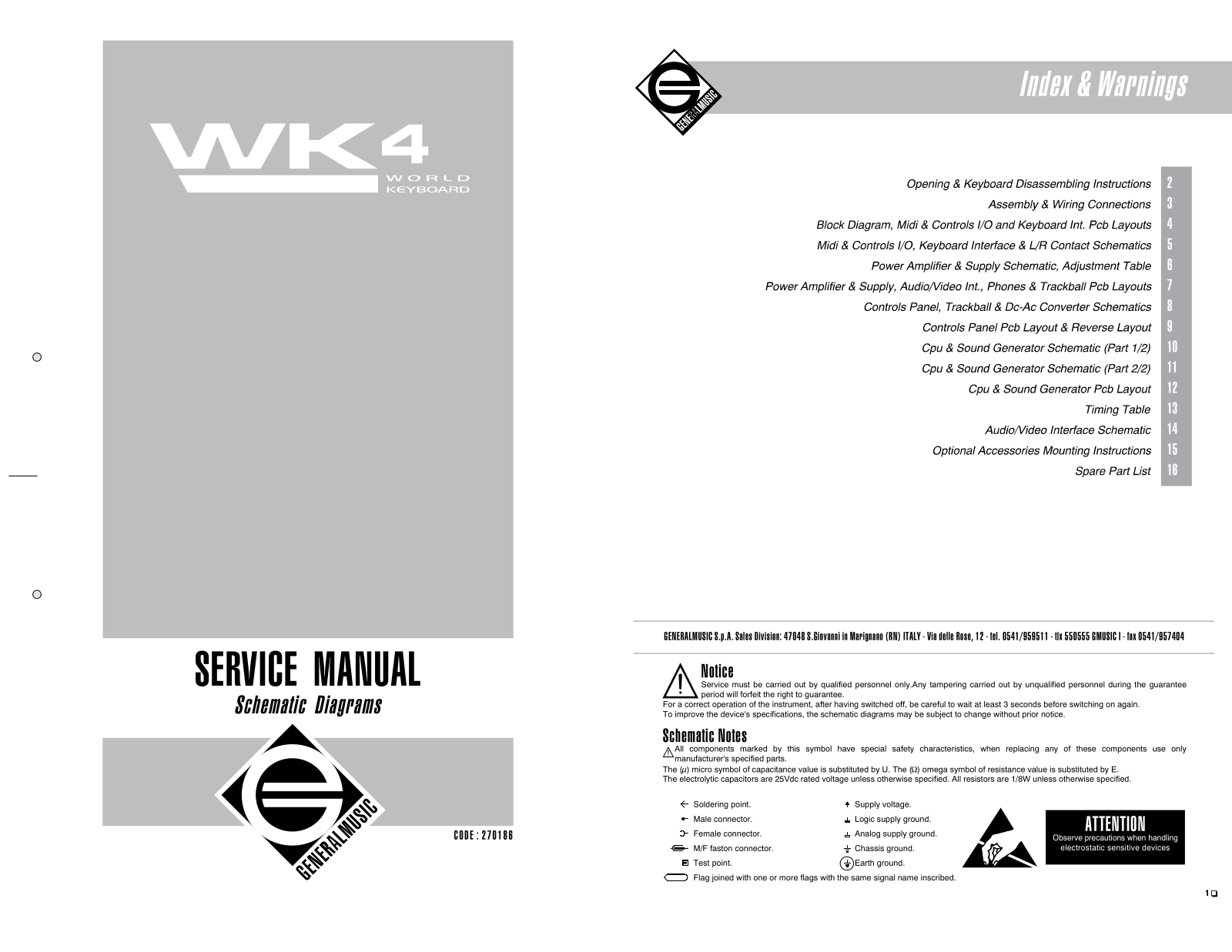 GEM WK4 Service Manual