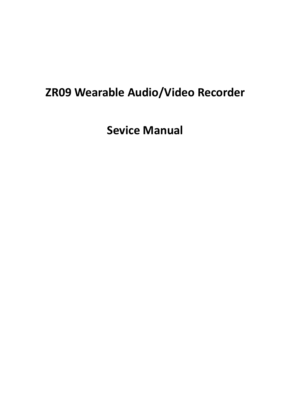 Marantz PMD-901V Service Manual