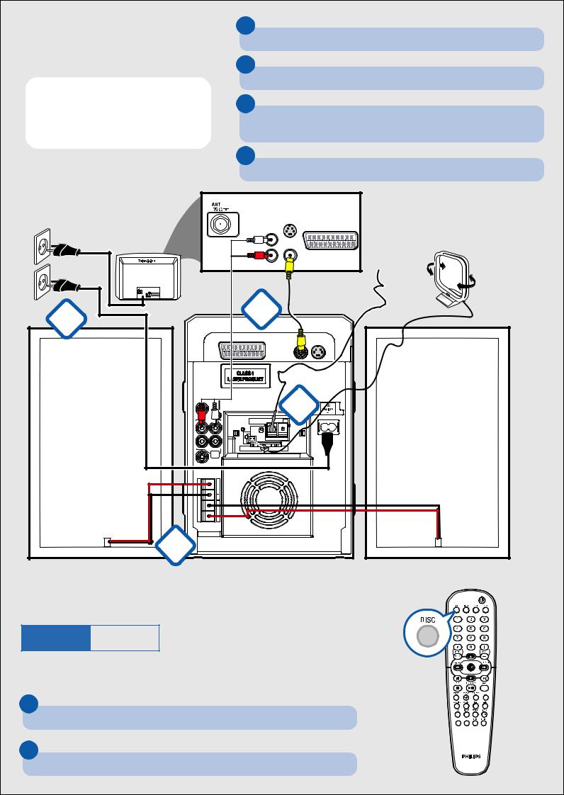 Philips MCD 510 Quick Start Guide