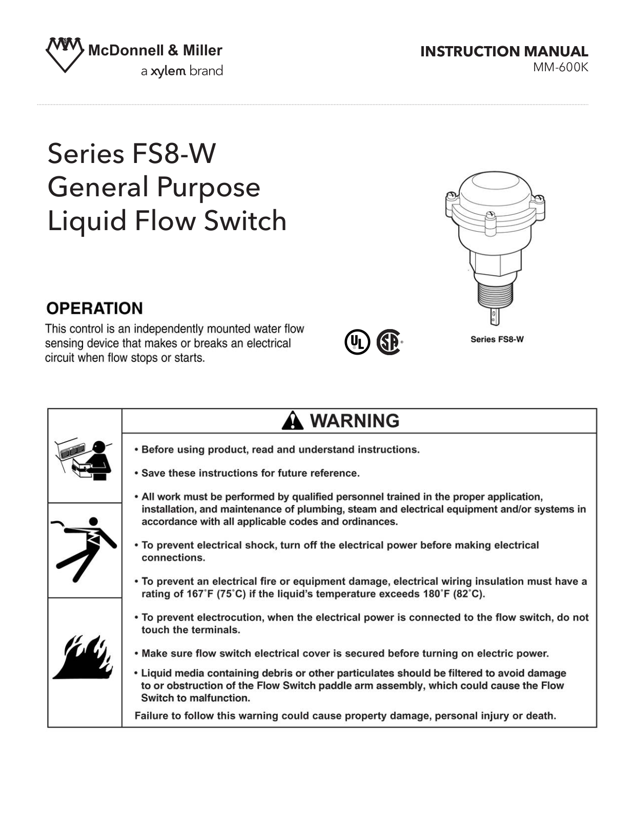 Xylem MM 600K User Manual