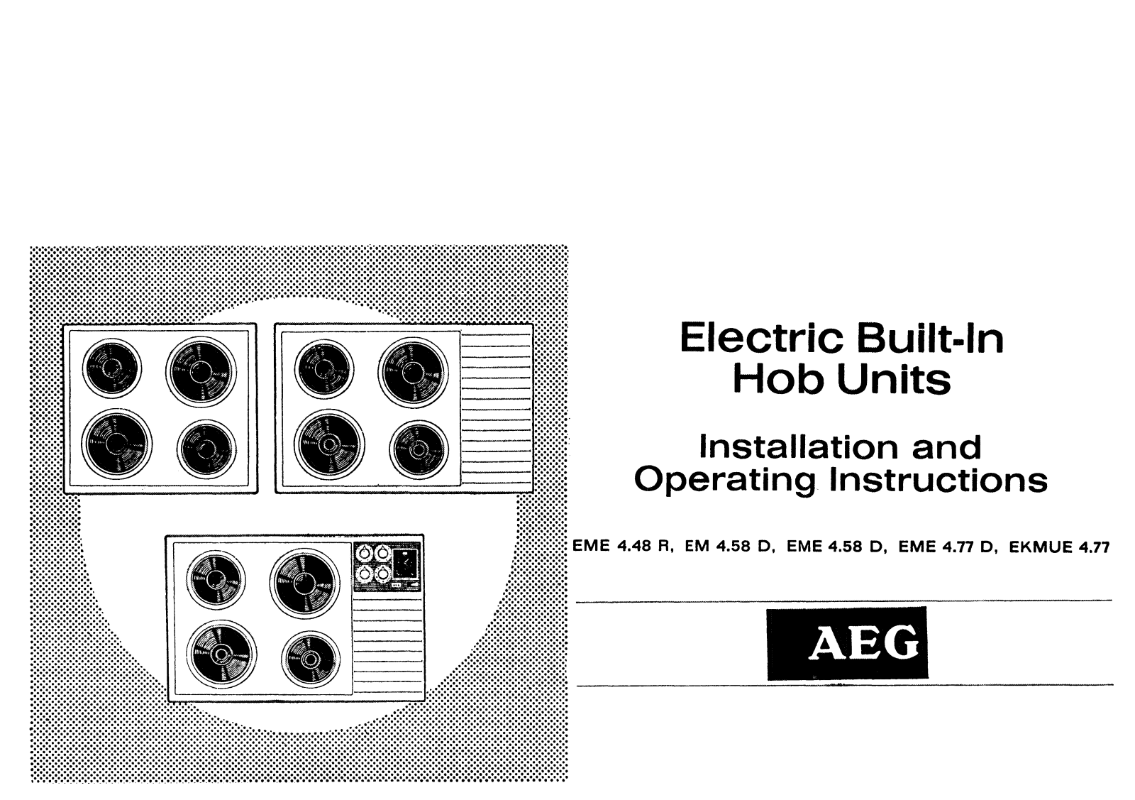 AEG-Electrolux EME4.58D User Manual