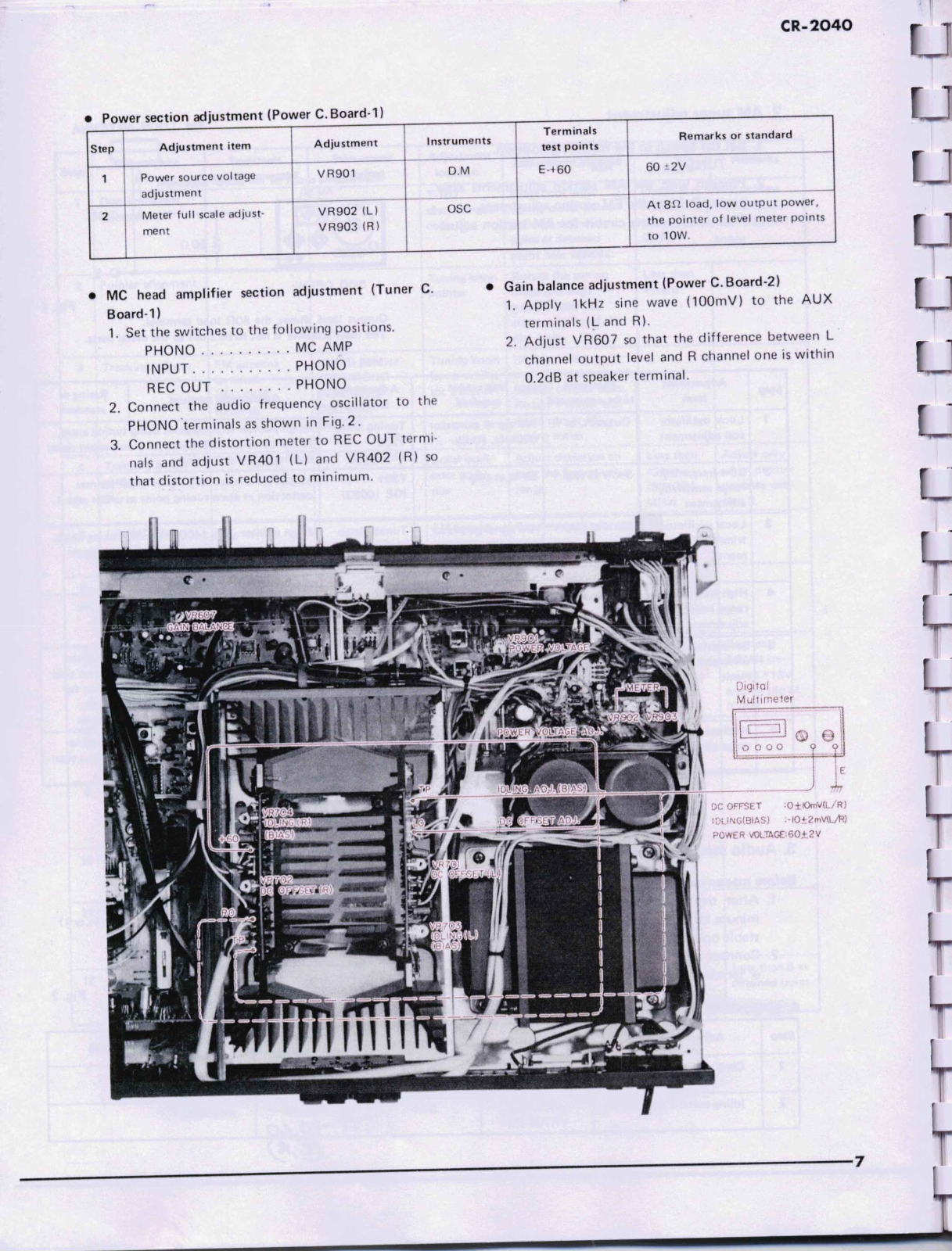 Yamaha CR-2040 Service Manual