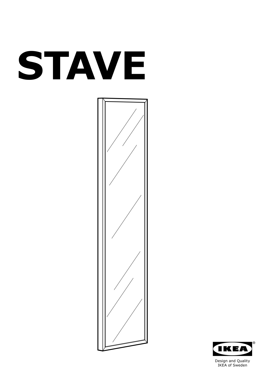 IKEA STAVE User Manual