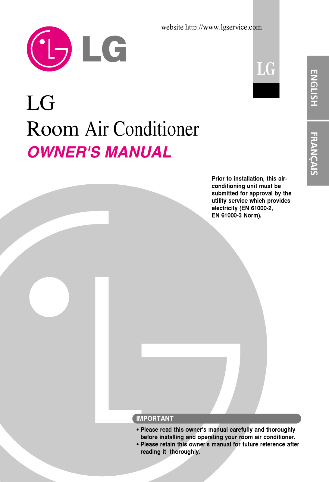 LG LS-C1264DM0, LS-C0964DM0, LS-C1865DM0, LS-H0964DM0, LS-C2665DM0 User Manual