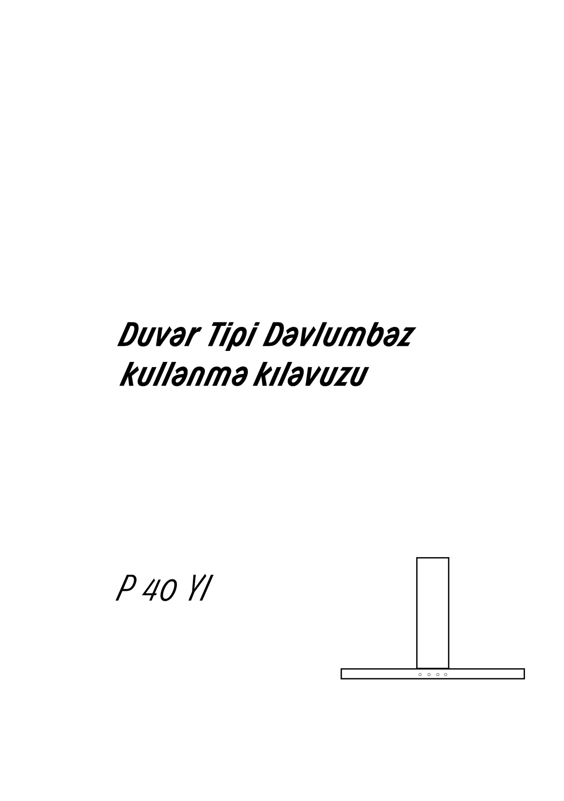 Arçelik P40YI User manual