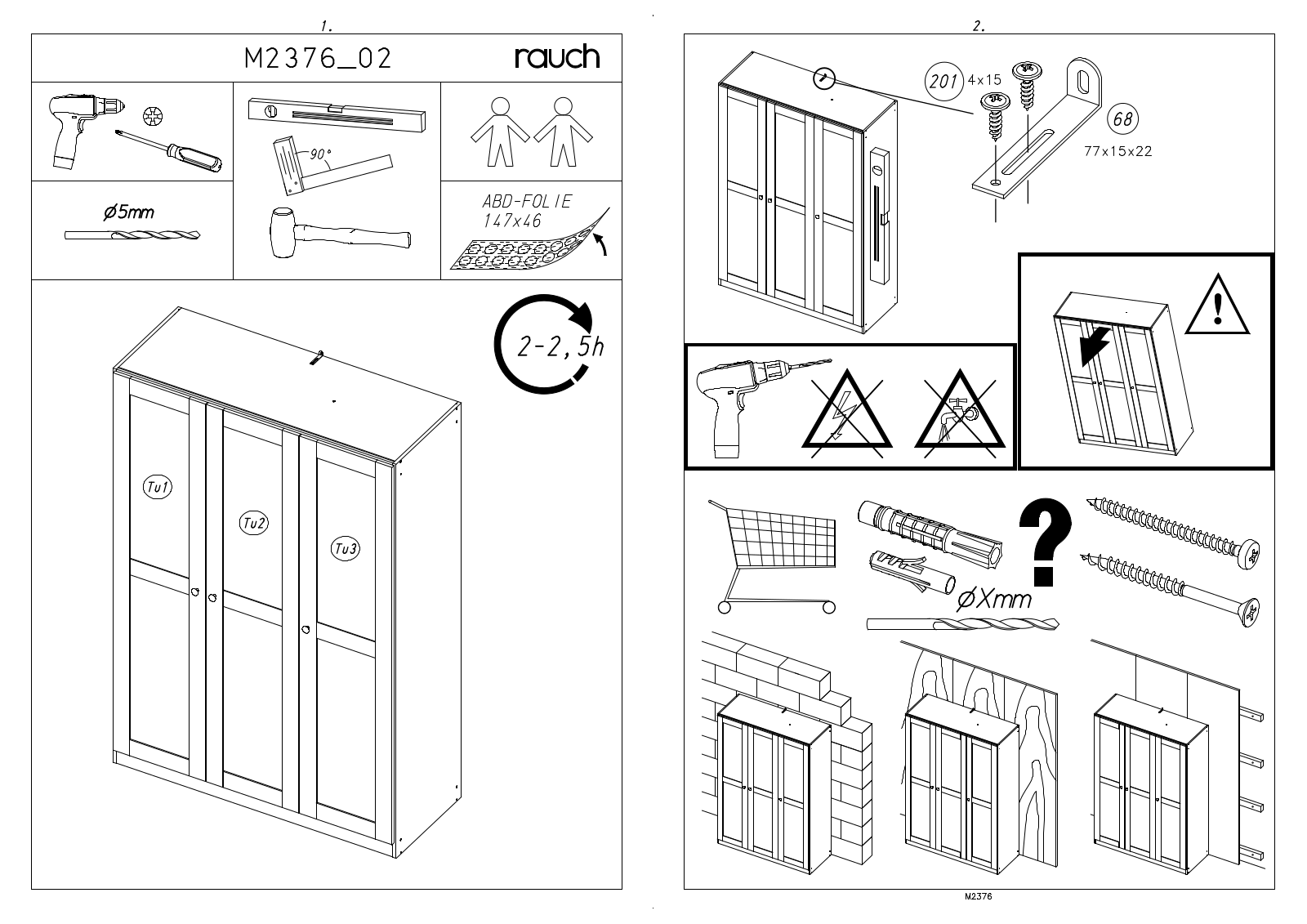 rauch M2376 Assembly instructions - ManualMachine.com