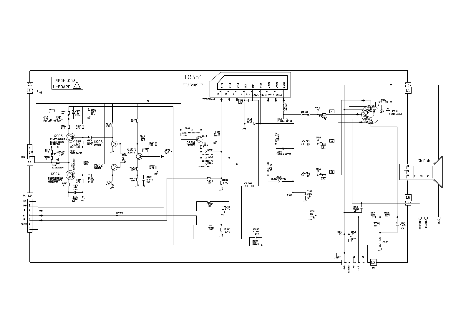 Panasonic TX-29PS2D Schematic