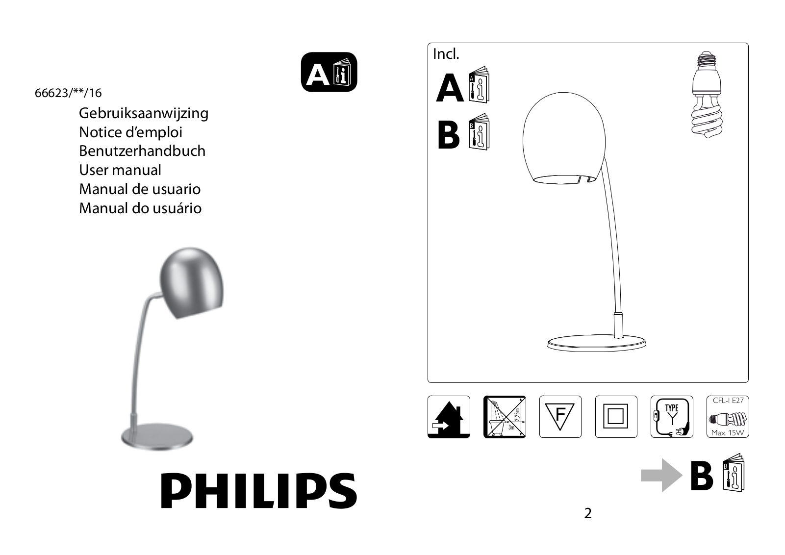 Philips 66623/**/16 User Manual - ManualMachine.com