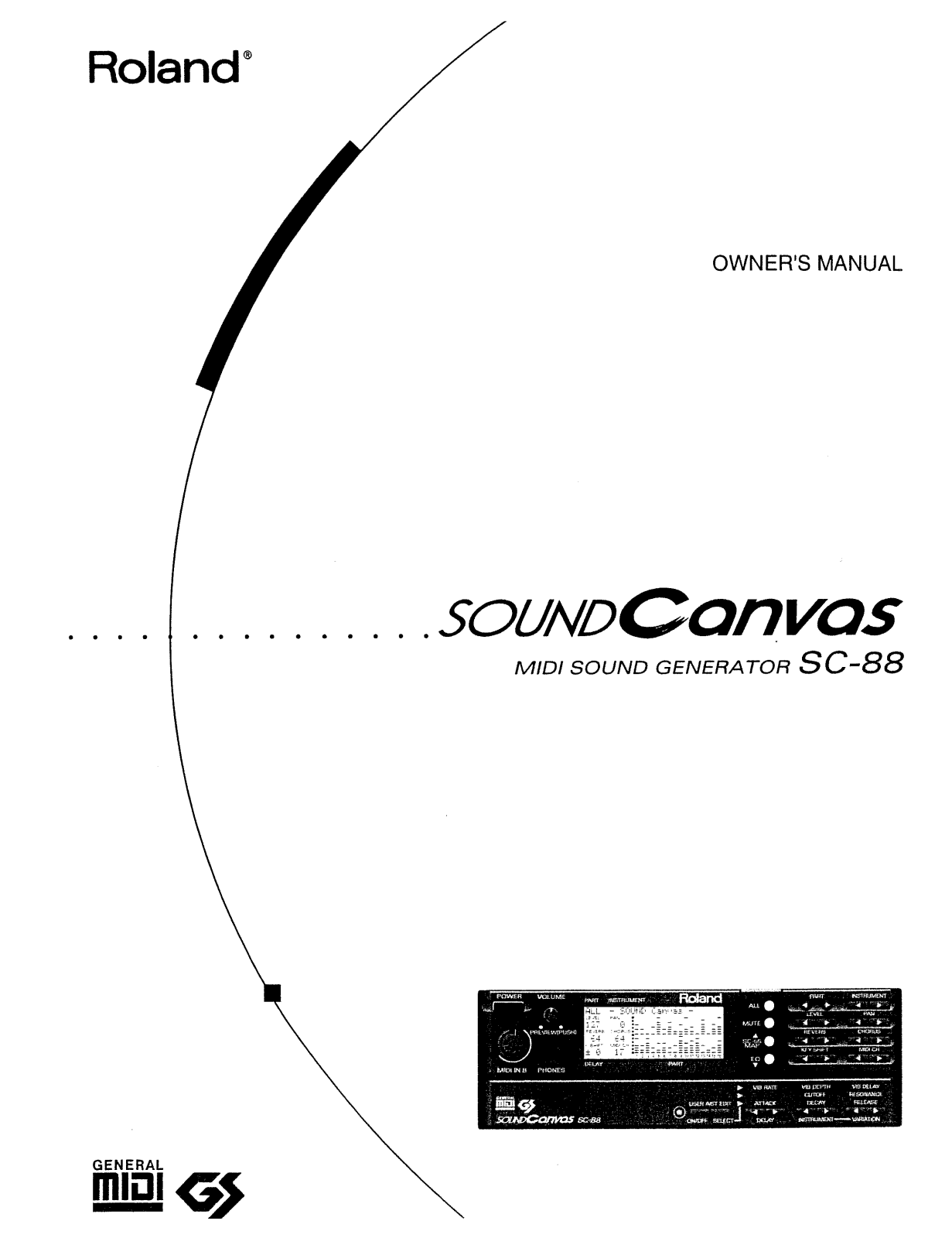 Roland Corporation SC-88 Owner's Manual