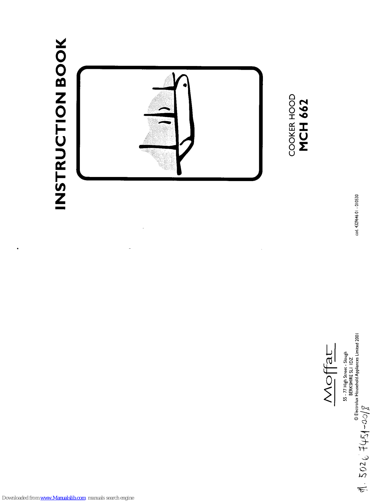 Moffat MCH662G, MCH 662 Instruction Manual