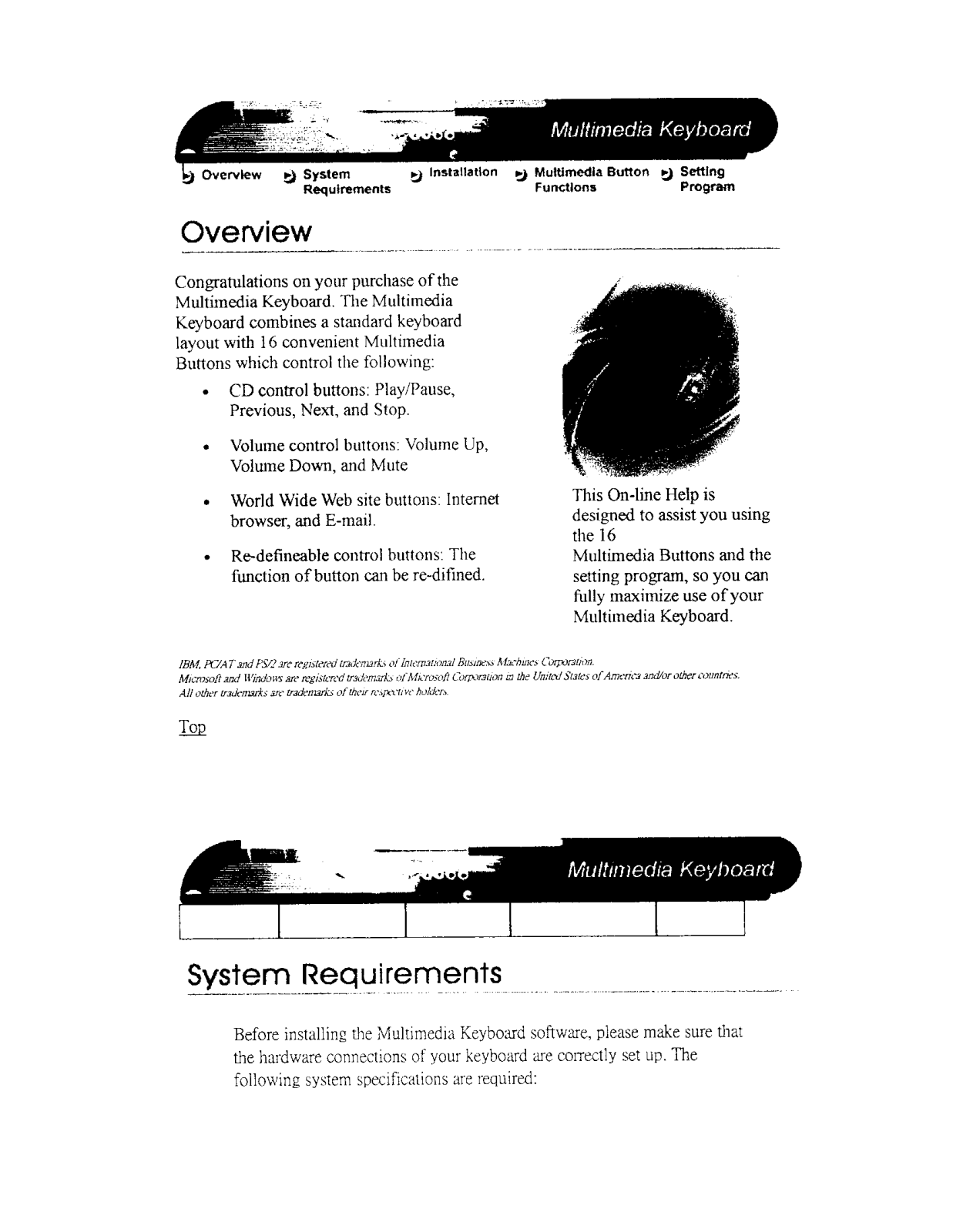 KYE SYSTEMS GKB 16M User Manual