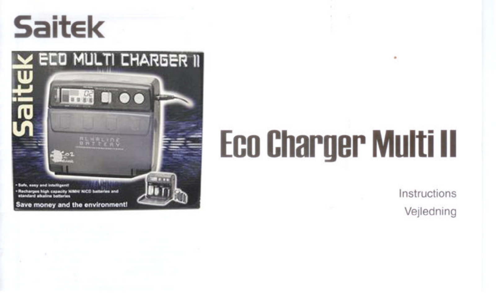 Saitek ECOI MULTI CHARGER II User Manual