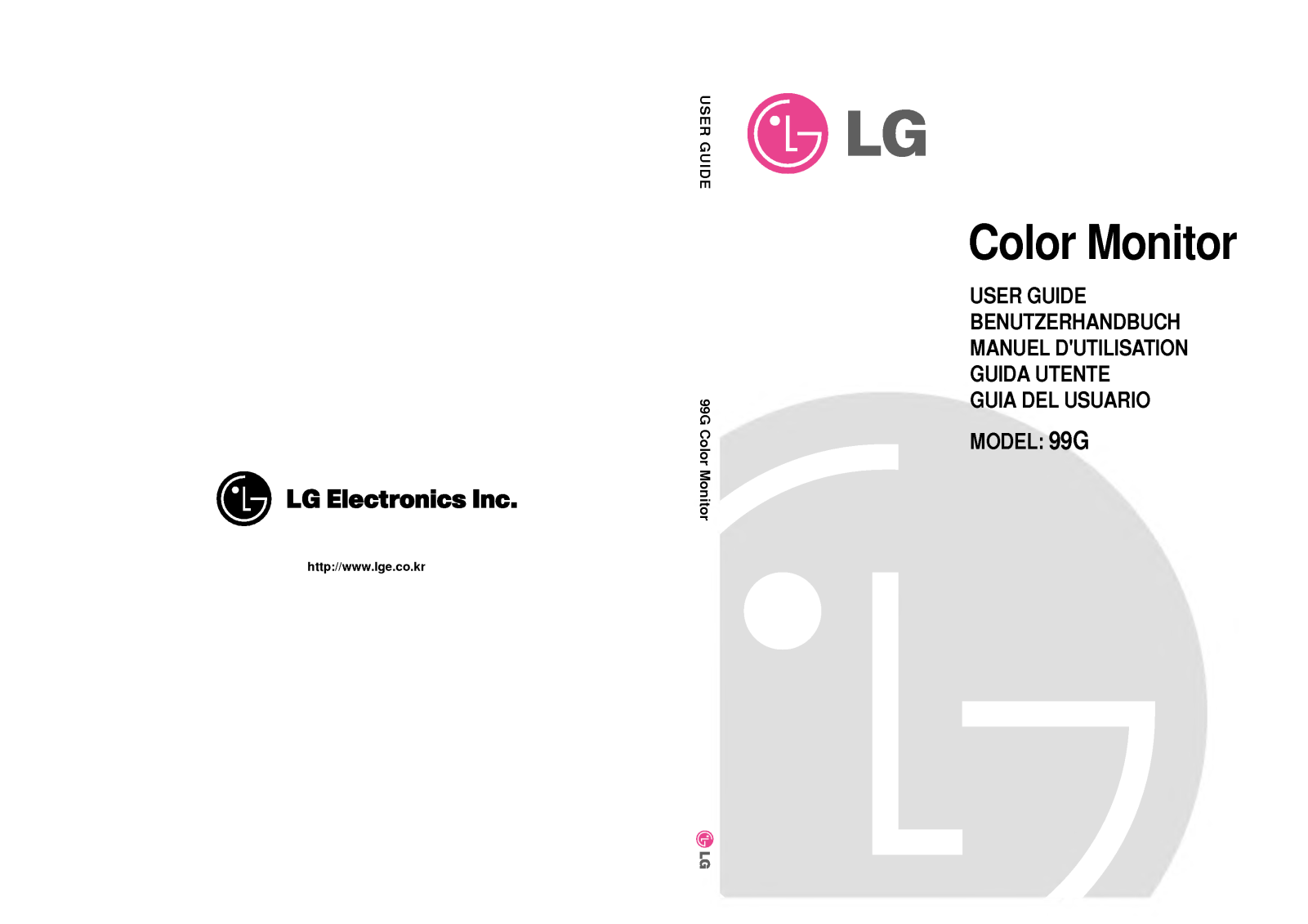 Lg 99G User Manual