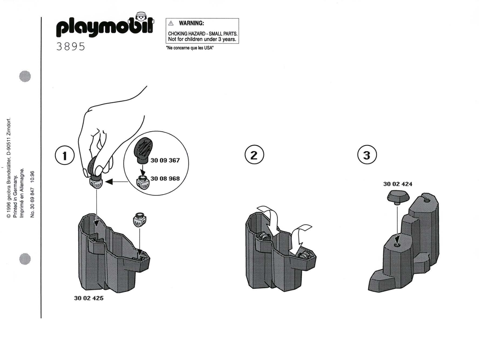 Playmobil 3895 Instructions