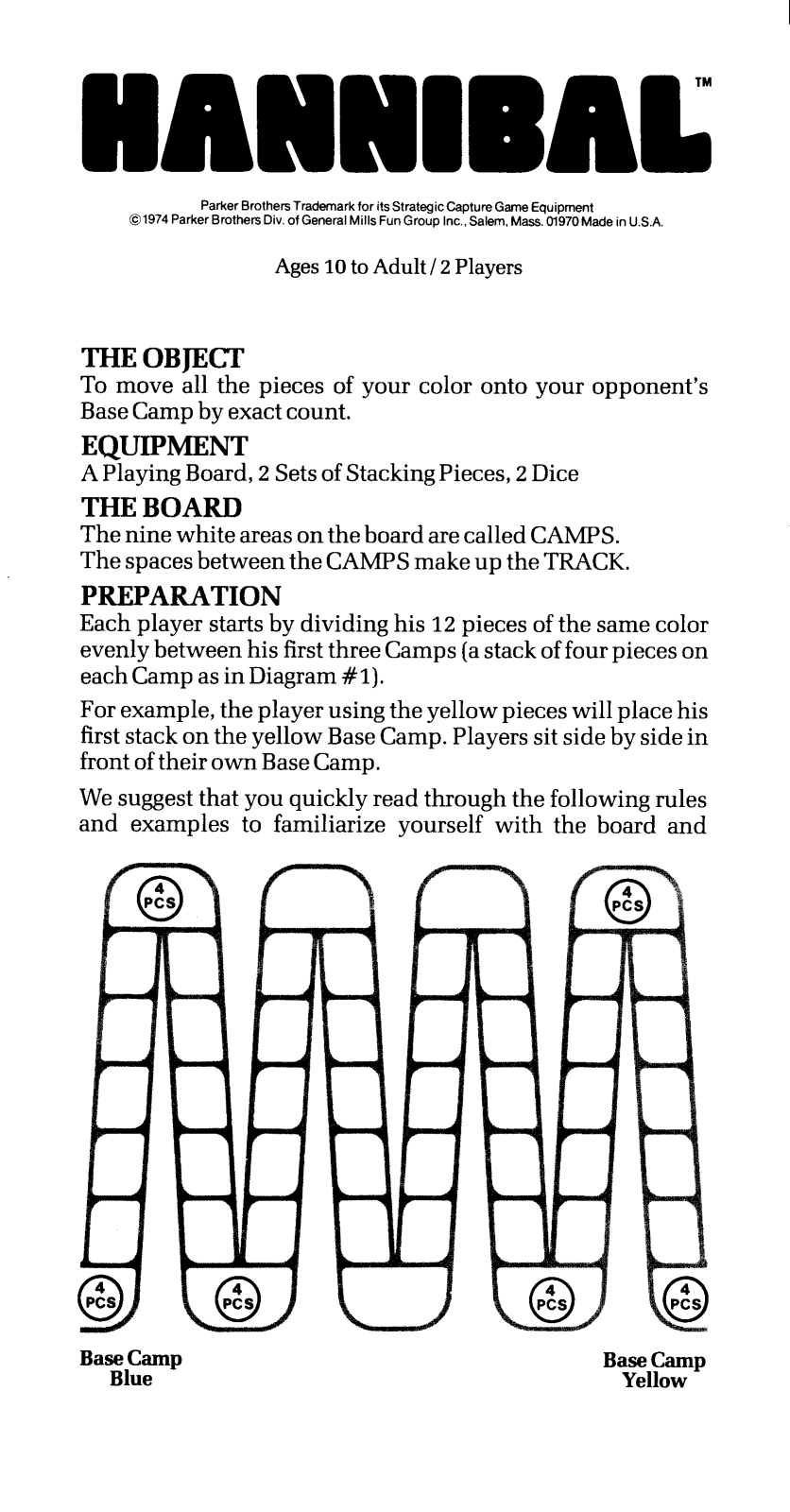 Hasbro HANNIBAL User Manual