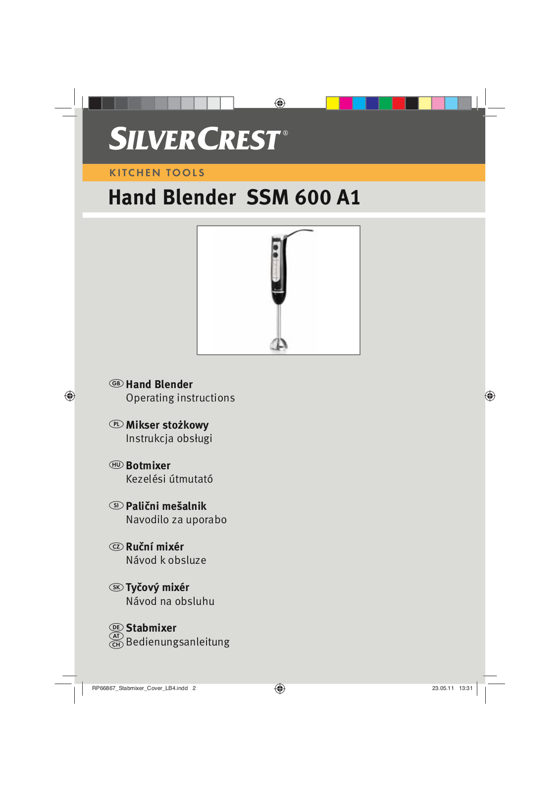 Silvercrest SSM 600 A1 User Manual