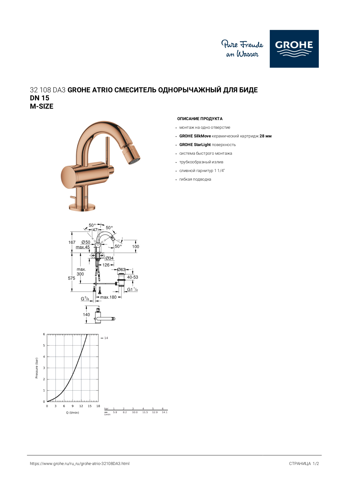 Grohe 32108DA3 User guide