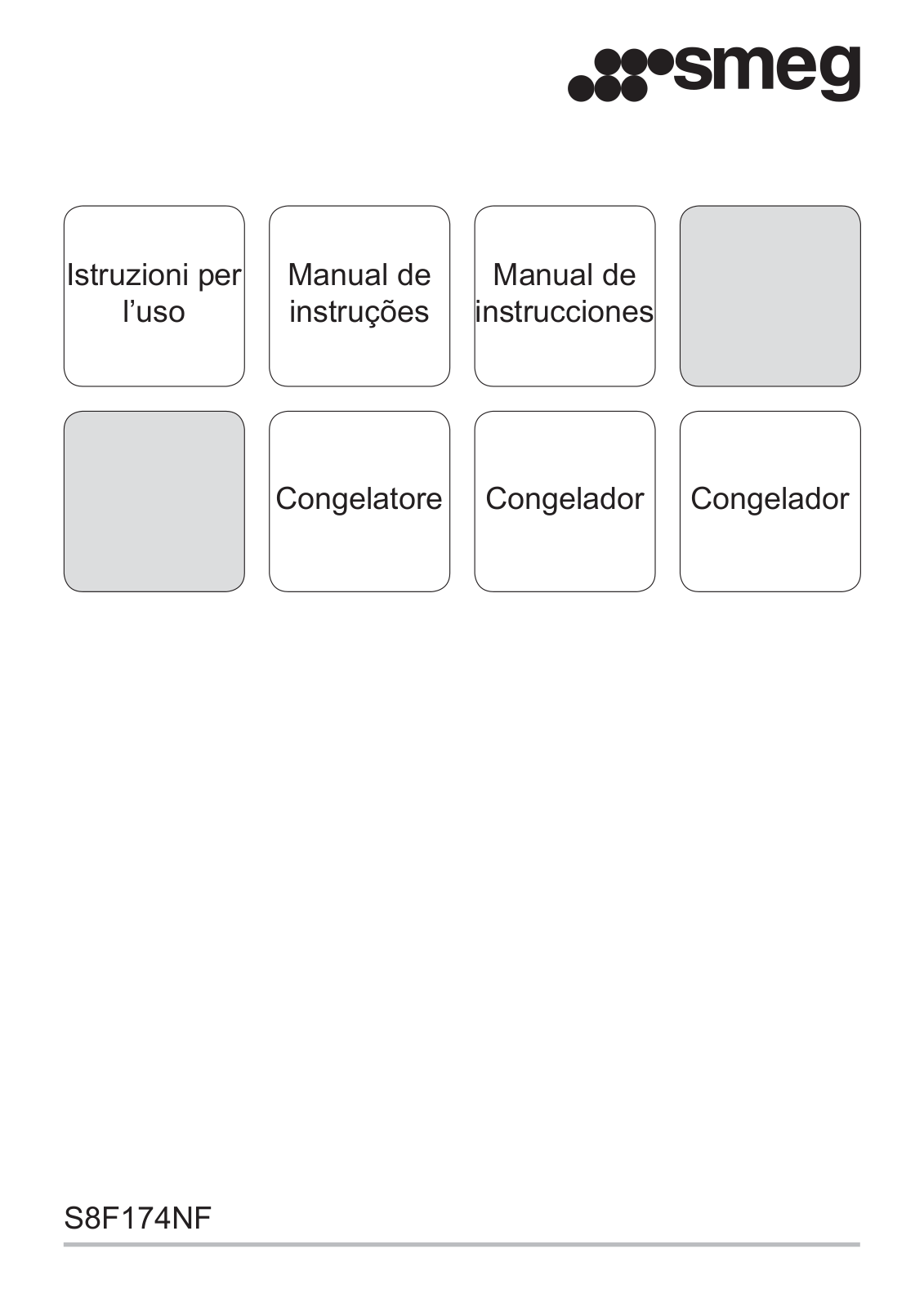 Smeg S8F174NF User manual