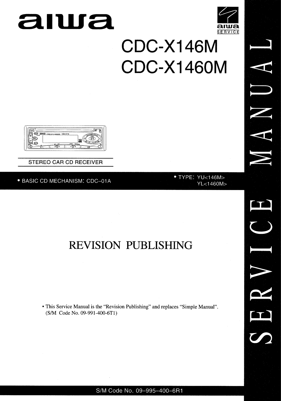 Aiwa CDC-X146M, CDC-X1460M Service Manual