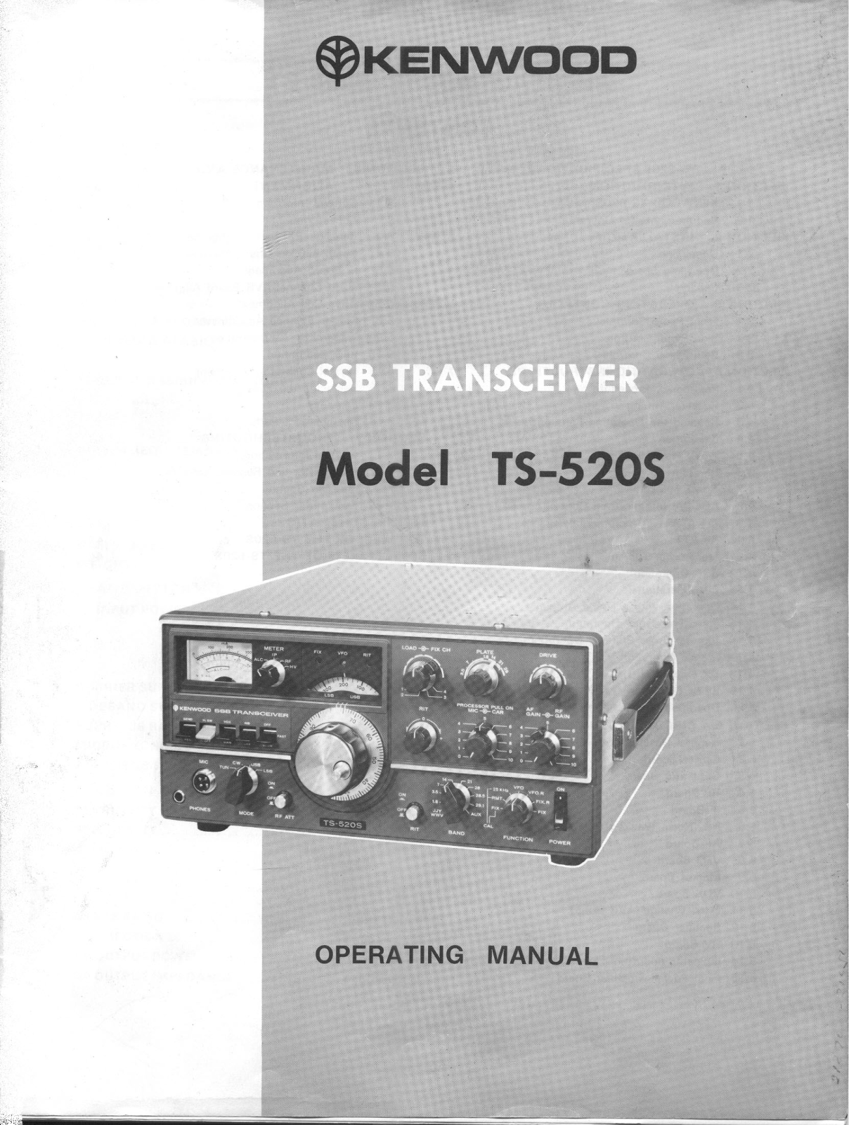 Kenwood TS-520S Owner's Manual