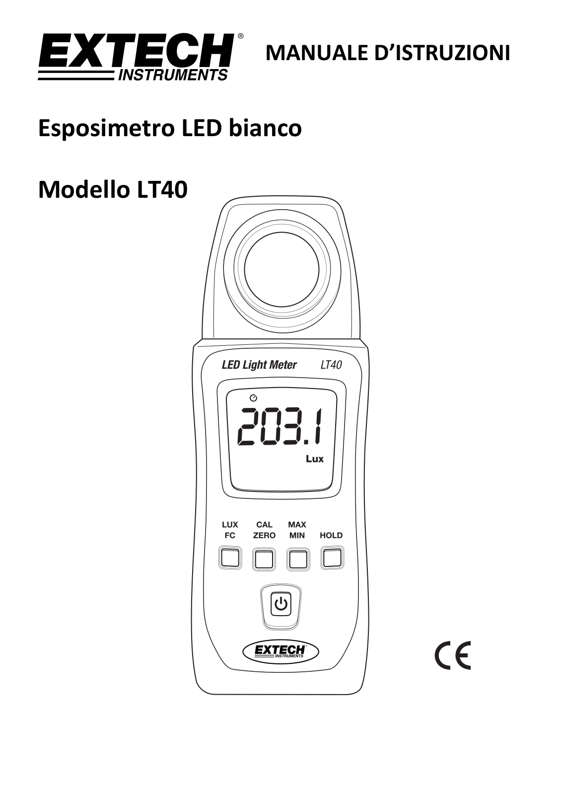 Extech LT40 User guide