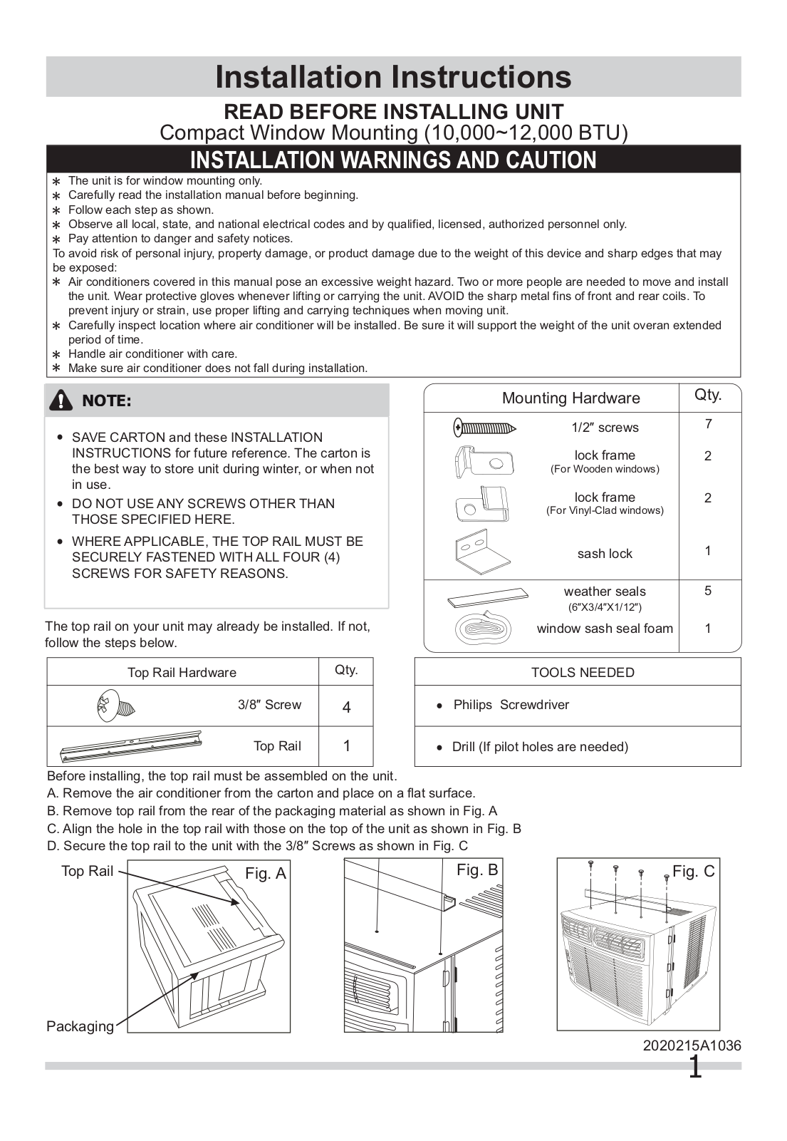 Frigidaire FGDE1027 Installation & Assembly - ManualMachine.com