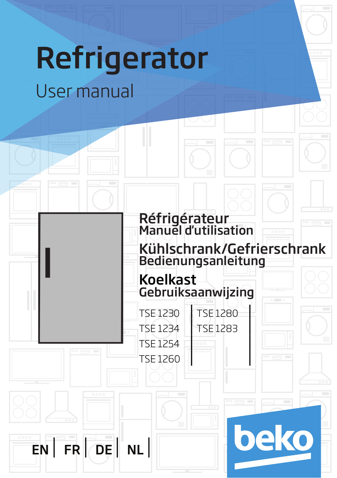 Beko TSE 1230, TSE 1234, TSE 1283, TSE 1254, TSE 1260 User manual