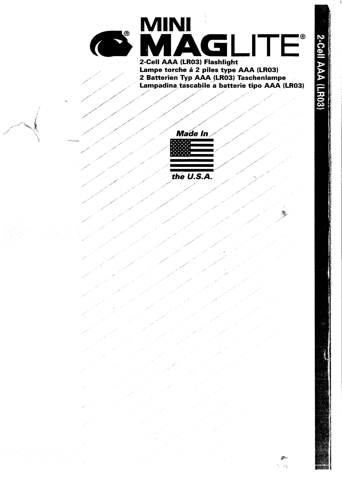 Mag-Lite M3A016E User guide