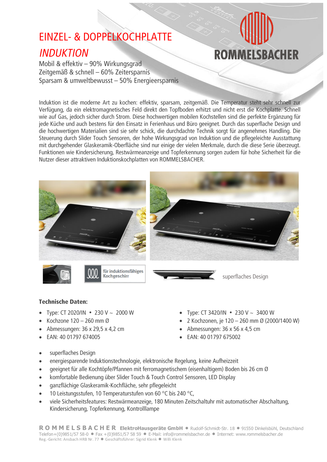 Rommelsbacher CT 2020-IN User Manual