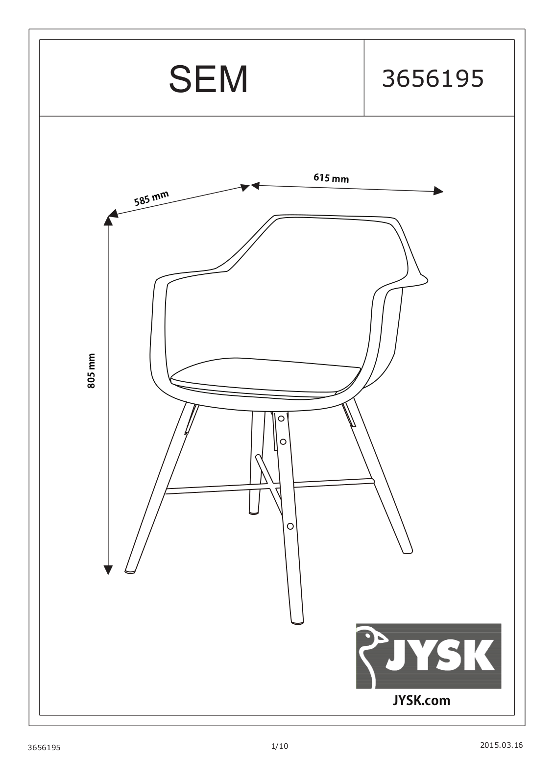 JYSK Sem User Manual