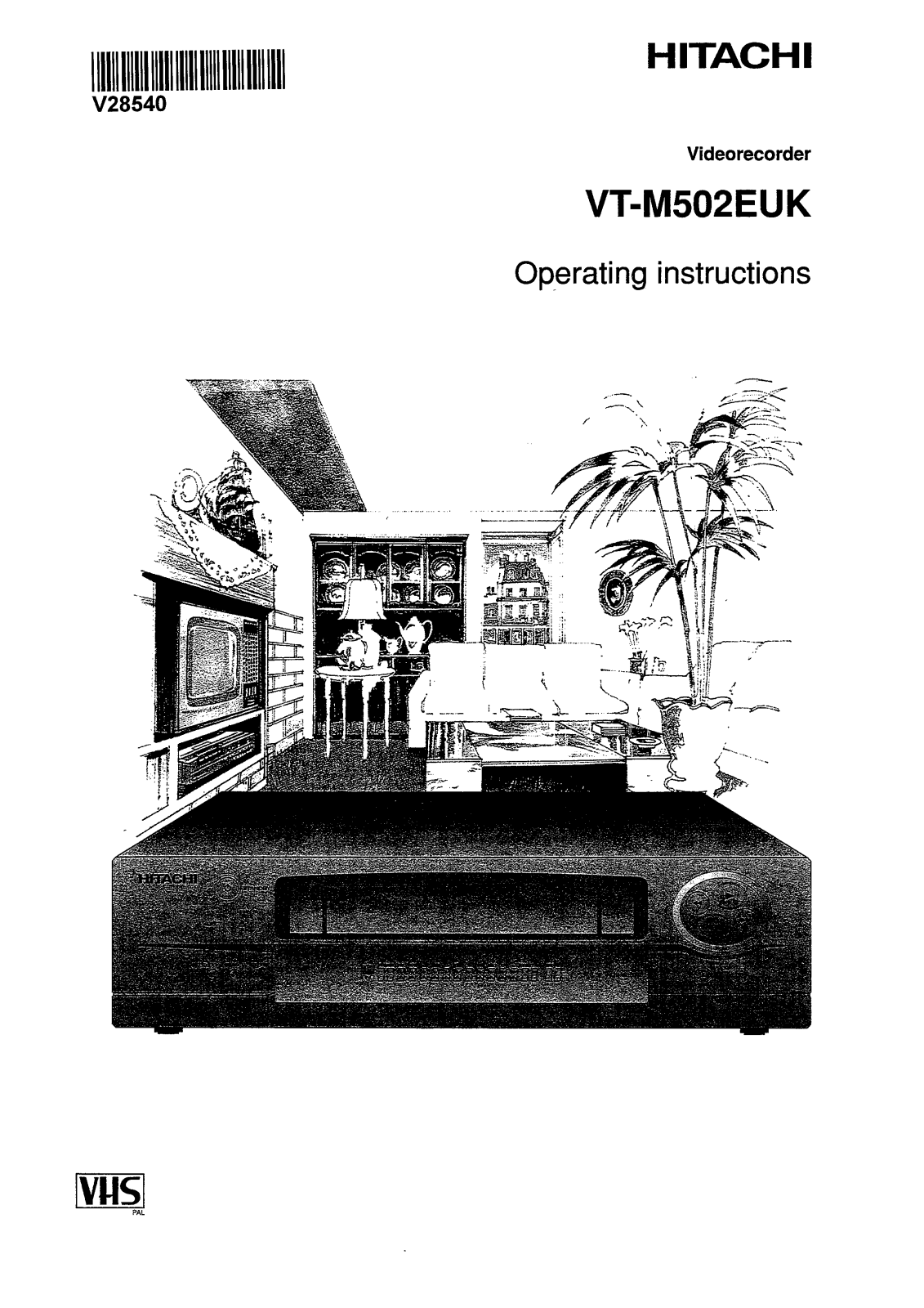 Hitachi VTM502EUK User Manual