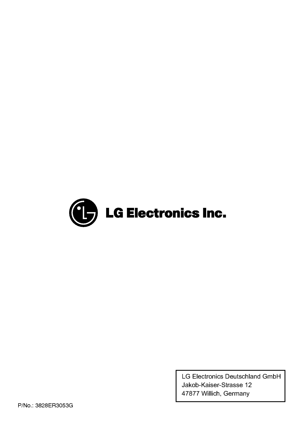 Lg WD-12320RD User Manual