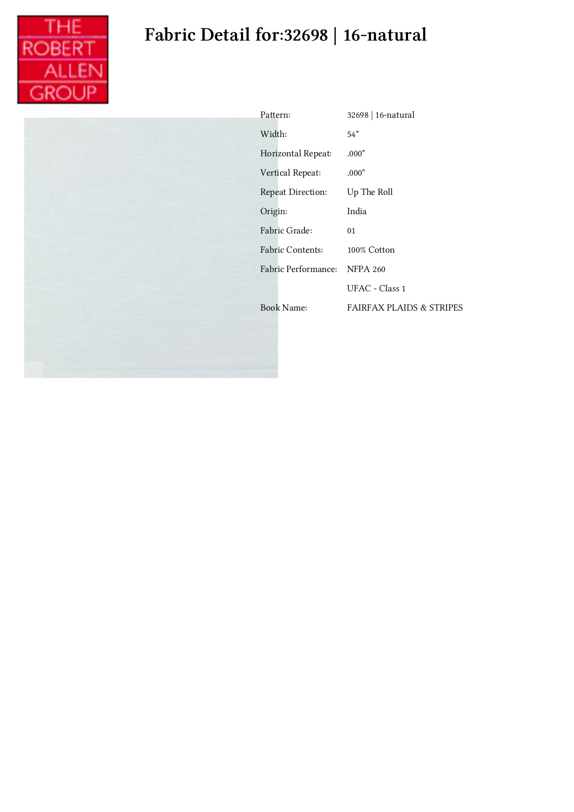 Duralee CRAL5127 Specifications - ManualMachine.com