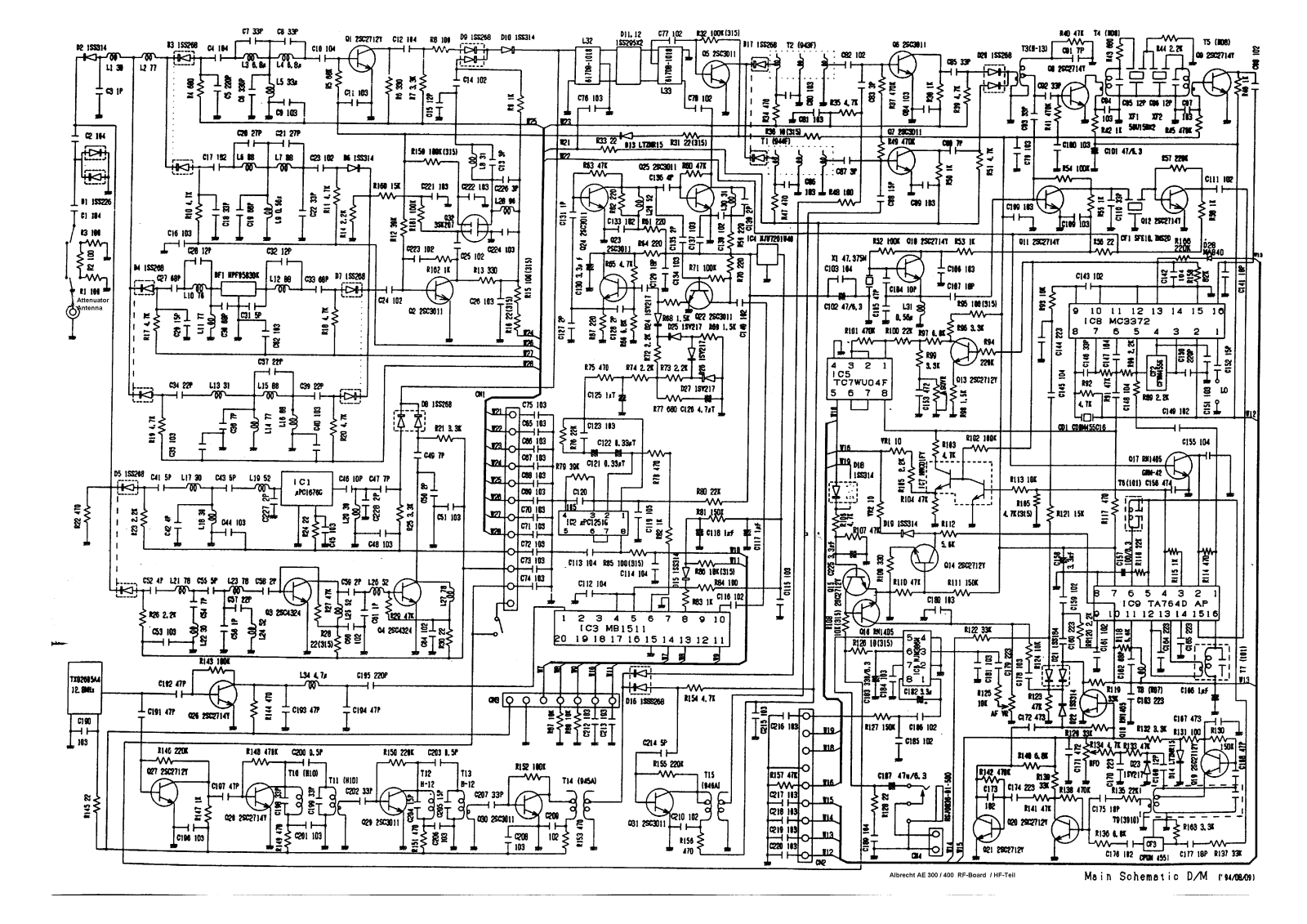 Albrecht ae300 Circuit Diagram