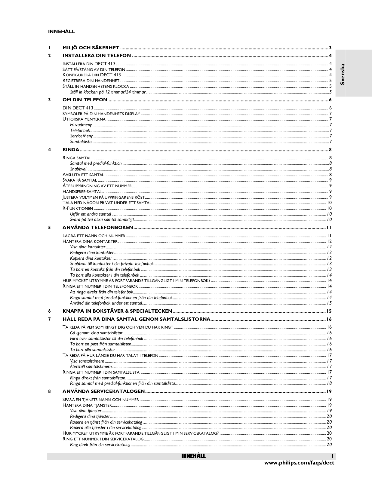 Philips DECT413 User Manual