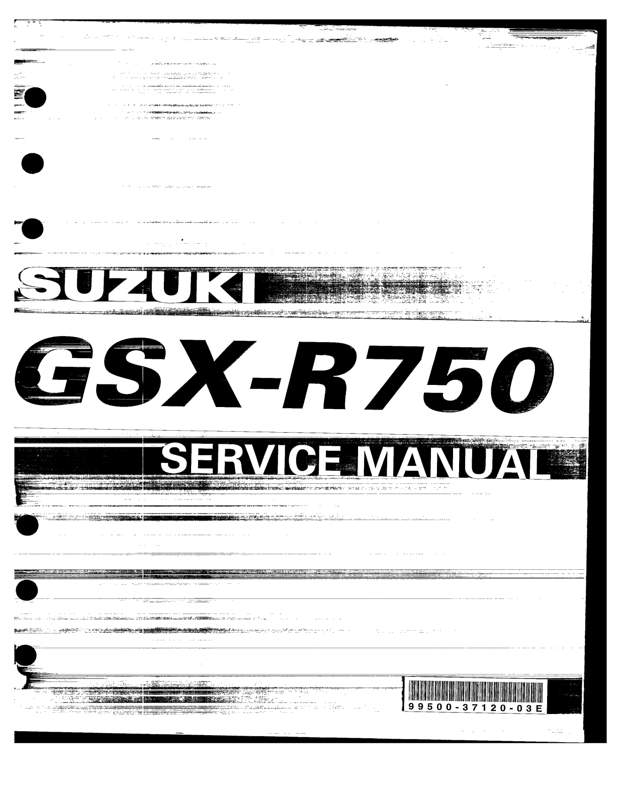 Suzuki GSX-R750 2004 User Manual