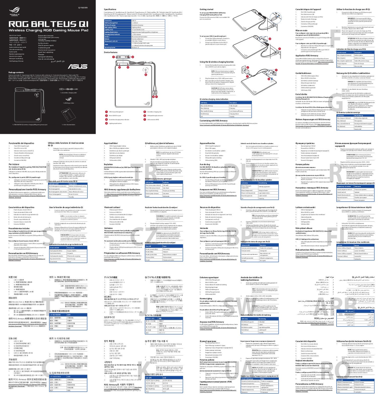 ASUS ROG Balteus Qi Service Manual