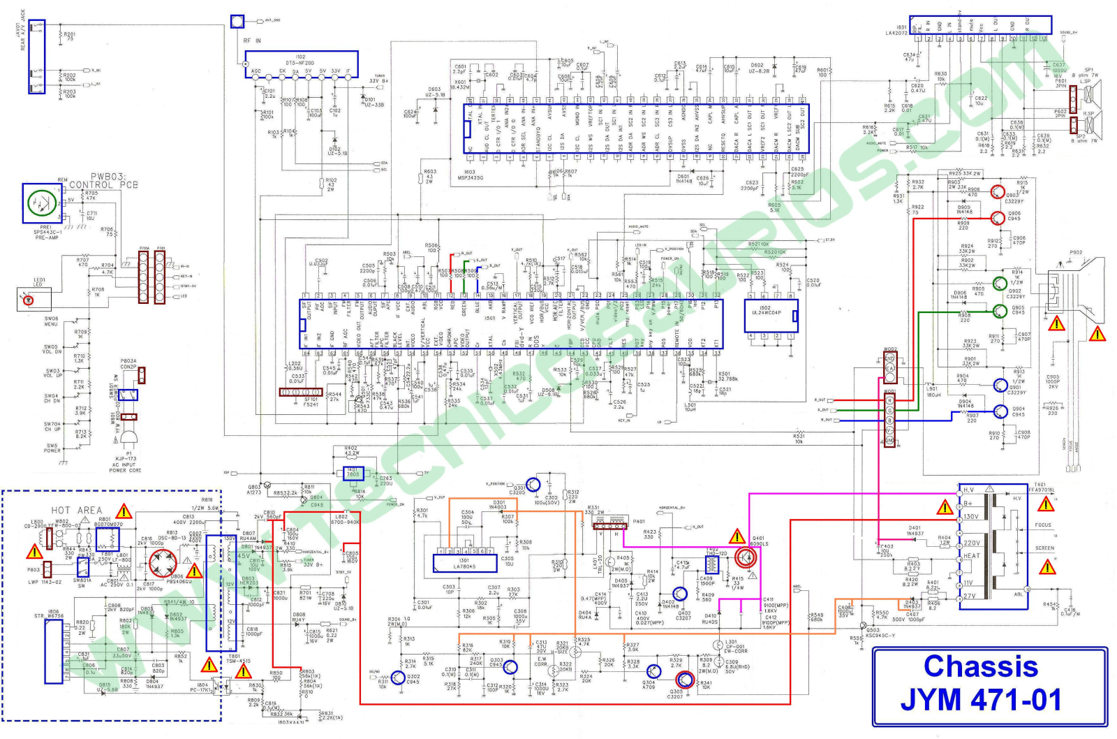 Daewoo JYM-471 Schematics