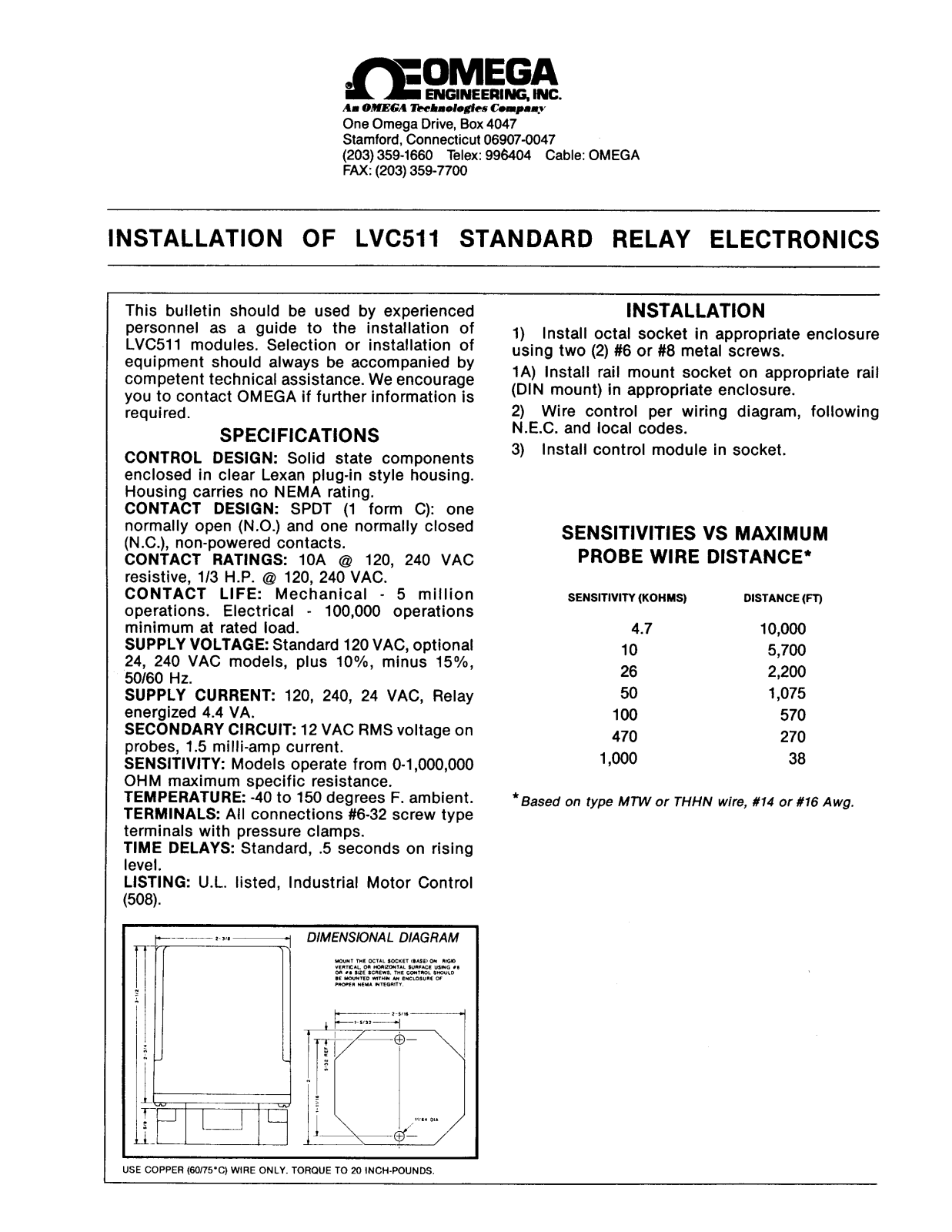 Omega LVC511 User guide - ManualMachine.com